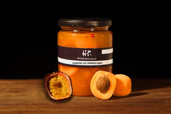 Sárgabarack kompót – Passionfruittal és Lichivel