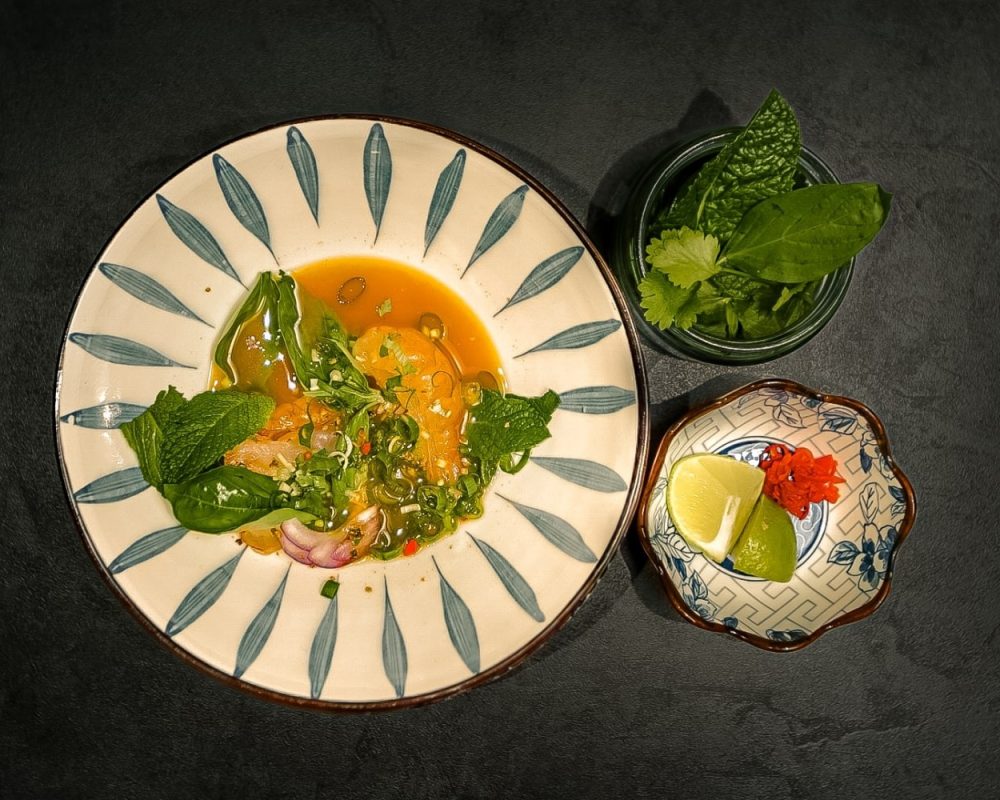 Garnéla ceviche